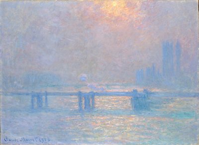 La Tamise a Charing-Cross da Claude Monet